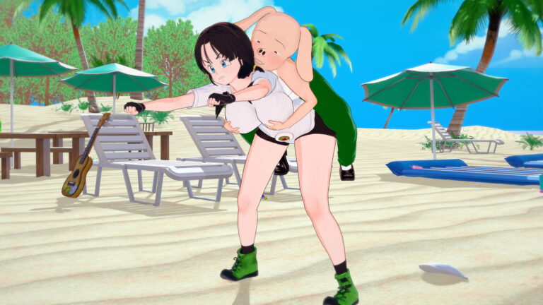 ウーロンに武空術を習ったらセクハラされちゃったビーデルさんの動画【シーンデータ付き】【コイカツ】